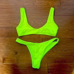 Zaful neon bathing suit *never worn*